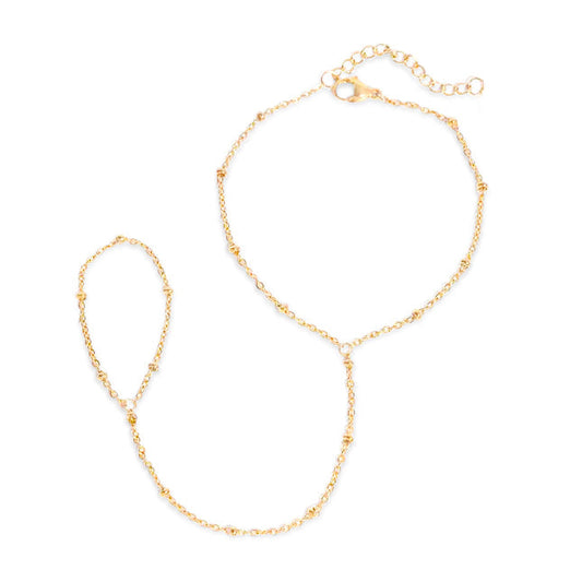 Identity Boutik Hand Chain Beaded Bracelet
