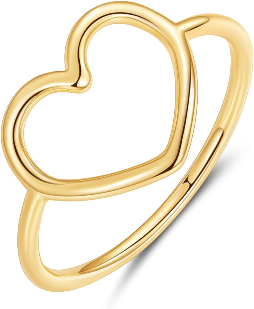 14K yellow Gold Heart Ring