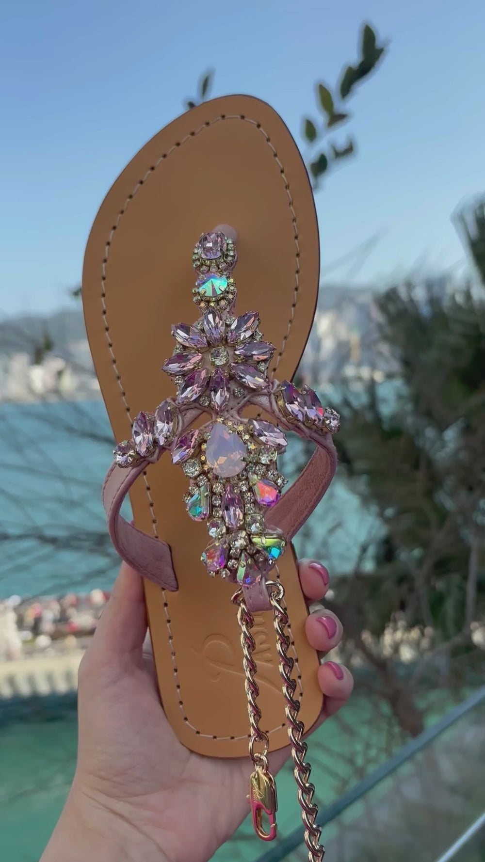Pasha Gladious Pink Sandals