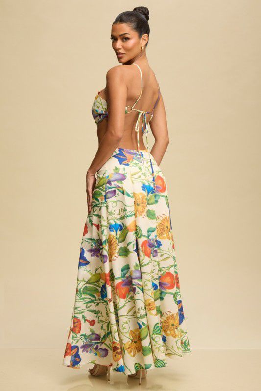 Luxxel Botanics Ring Maxi Dress