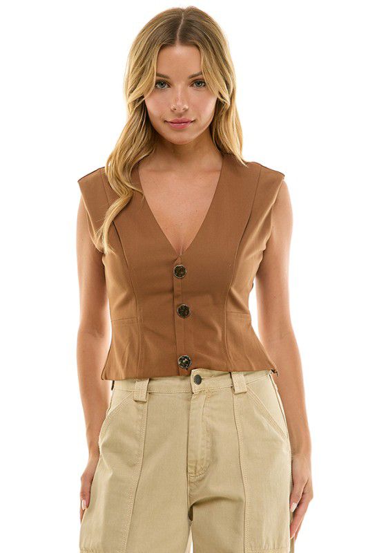 On Twelfth Ponte Vest Top