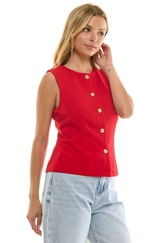 On Twelfth Bttn Tank Top