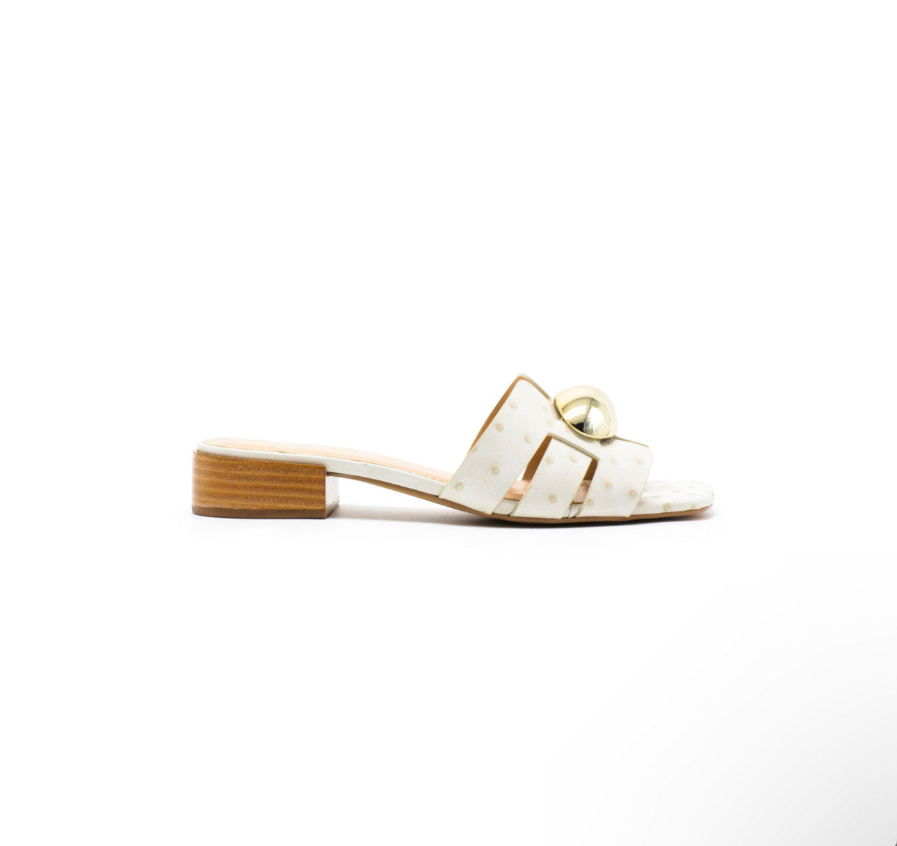 Killana Avestruz Off White Mari Sandals