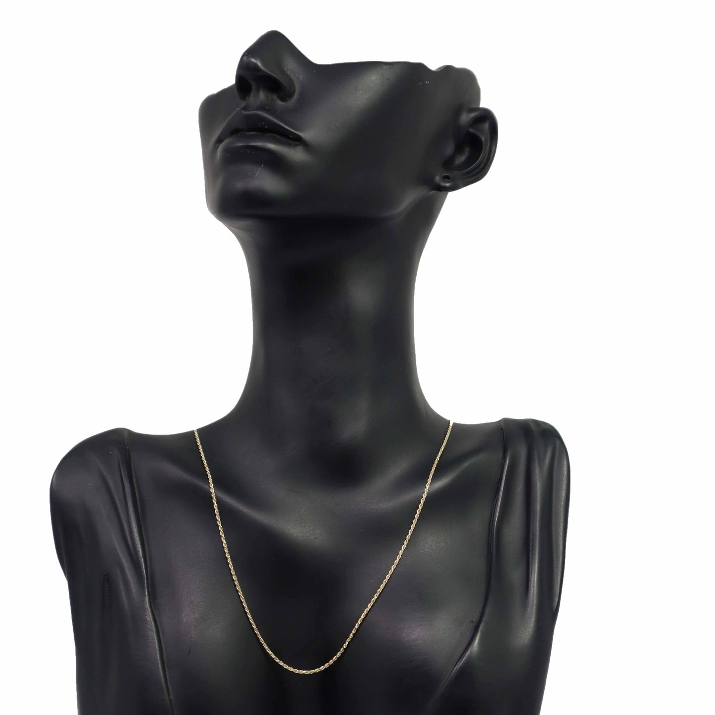 18K Yellow Gold Rope Link Chain