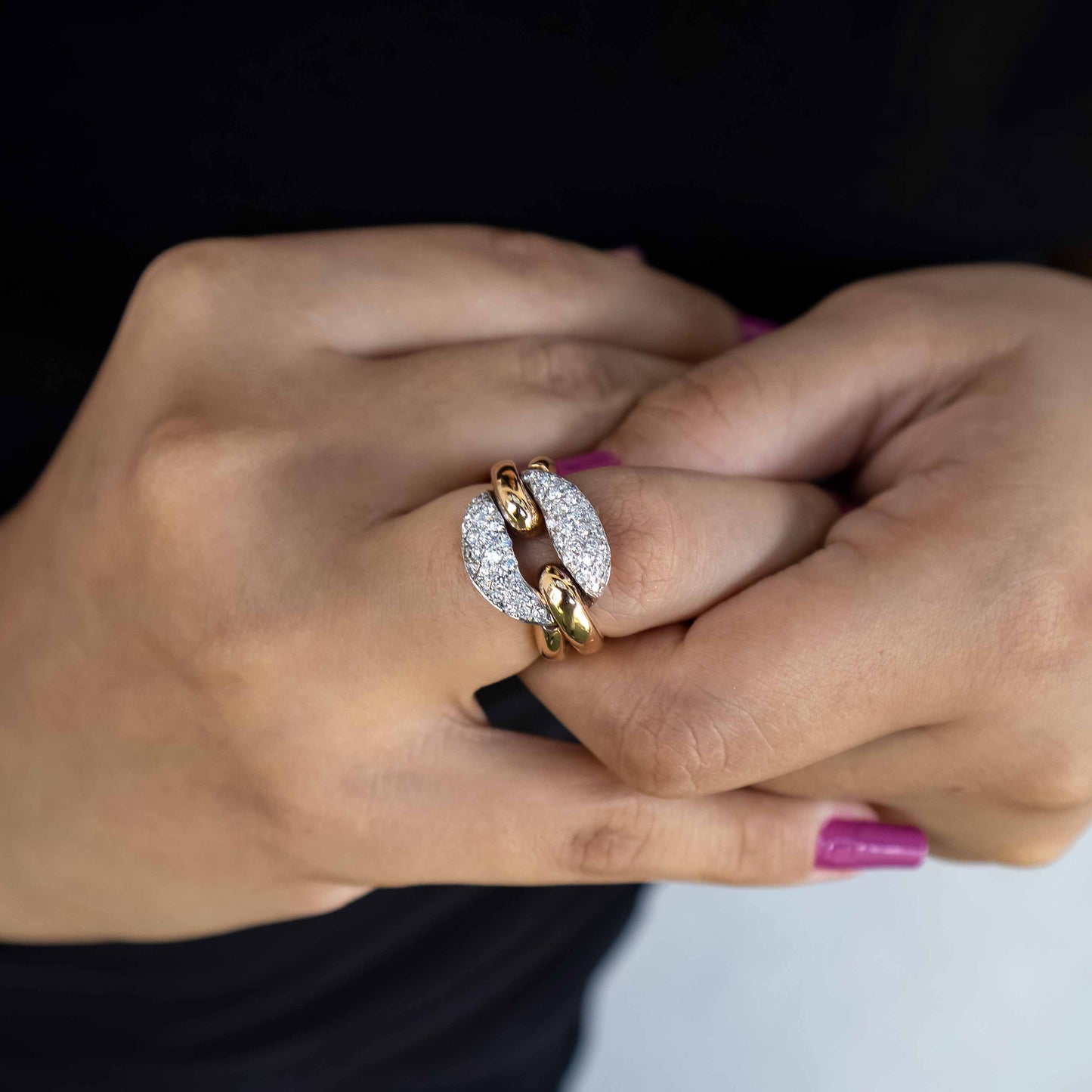 18K Yellow Gold Diamond Ring