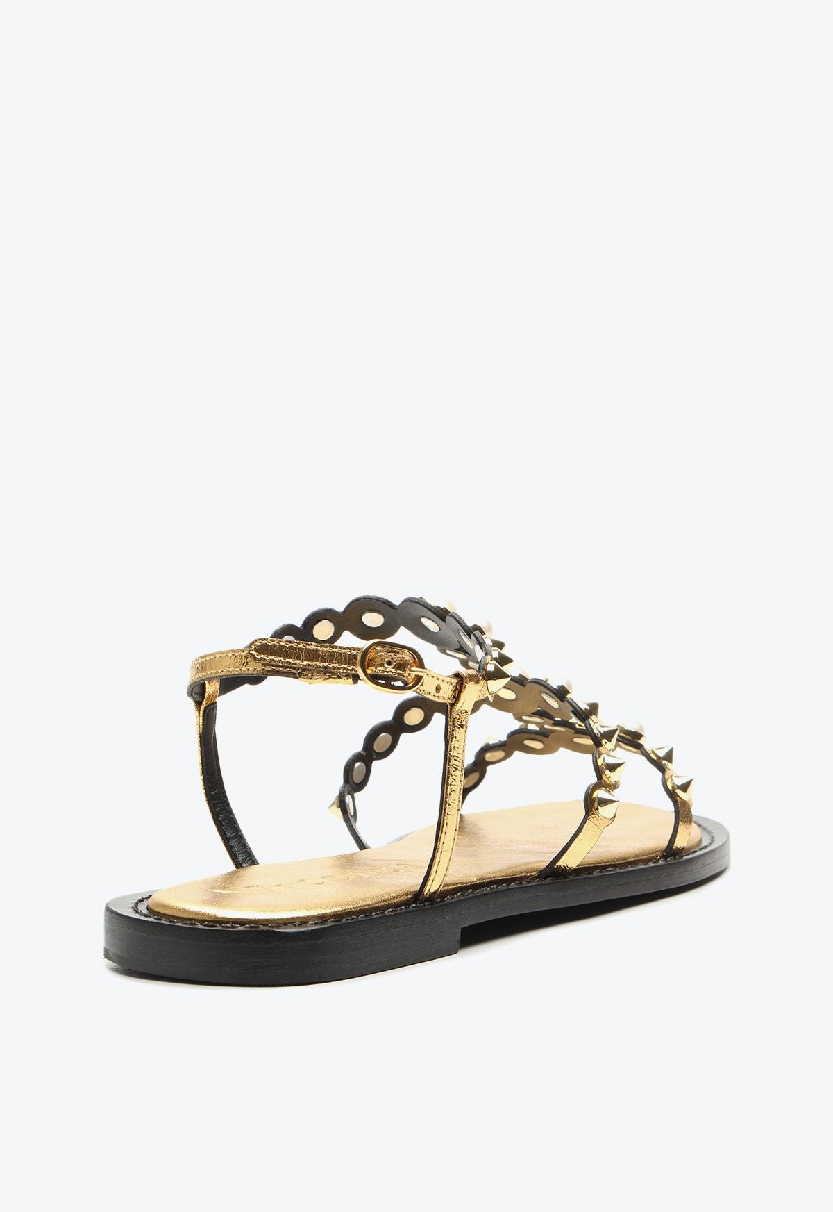 Giada Metal Bala Ouro Sandals 2022005-1