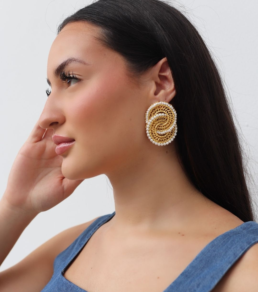 Lavish Earrings Minerva Duo Pearl