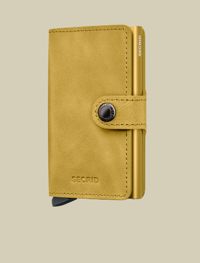 Secrid Mini Wallet Vintage Yellow 0447