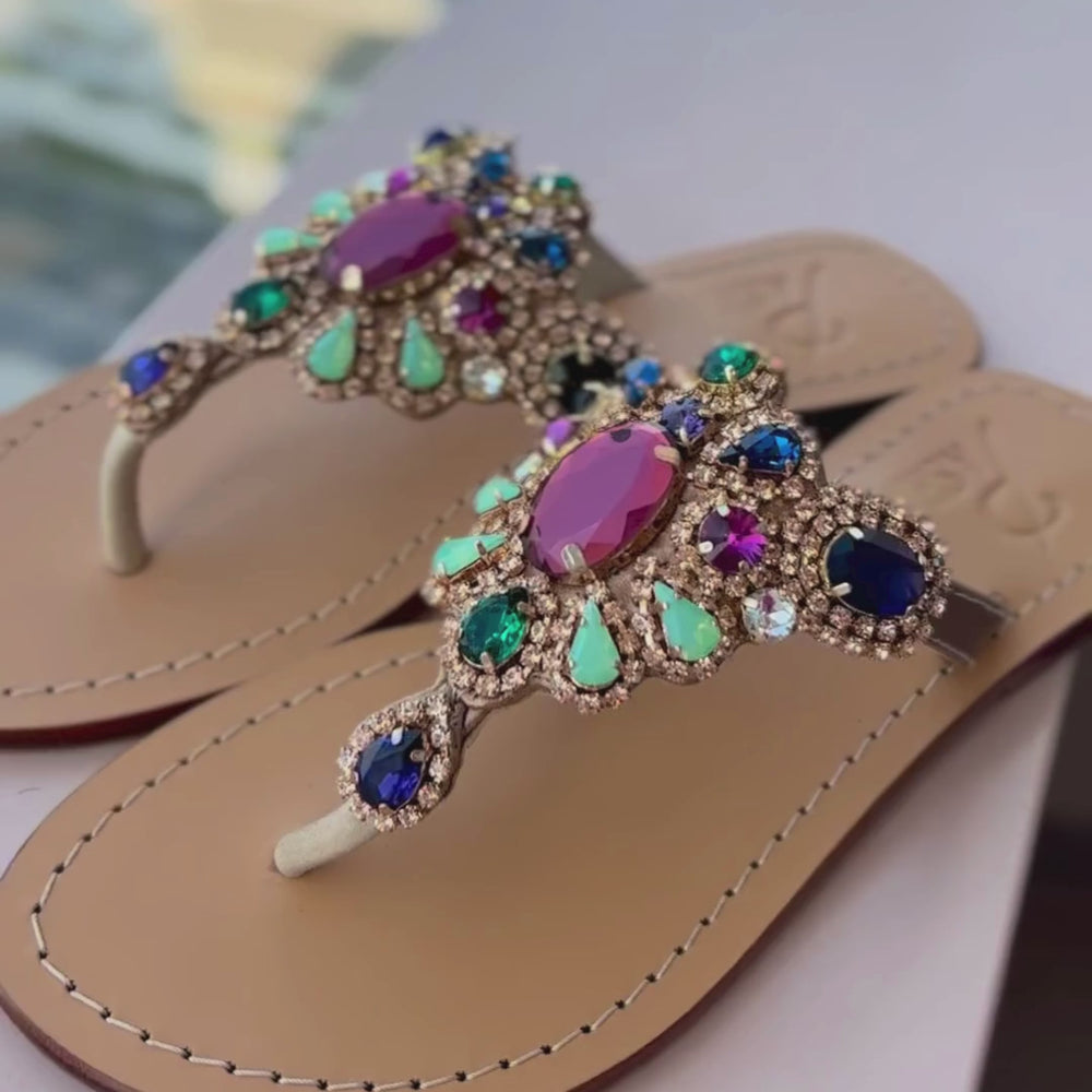 Pasha Juist Multi Bronze Sandals PSF7661812