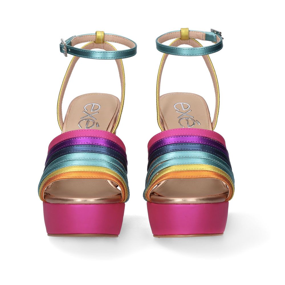 Exe Le0pard/yellow/fuxia Heels Ophelia-636