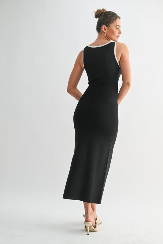 Evenuel  Frame Line Knit Dress