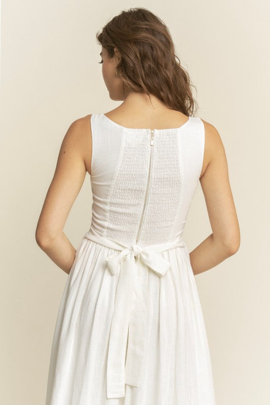 Hersy Front Lace Up Detail Corset Body Mini Dress