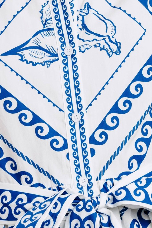 Flying Tomato Printed Mini Dress