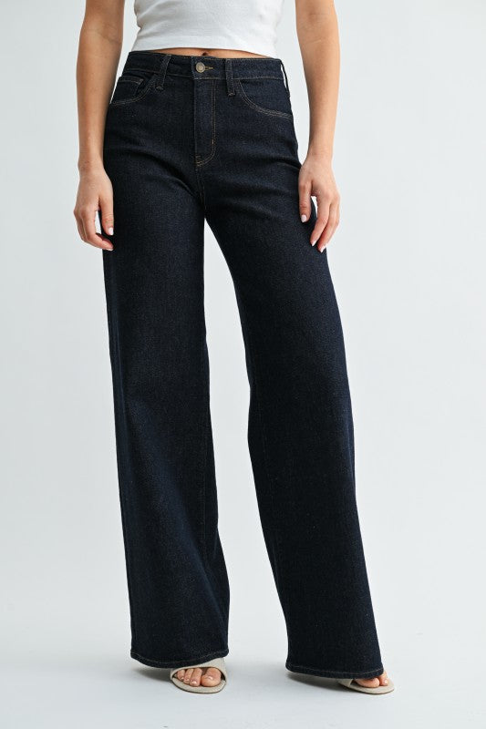 Just Black Denim Stretchy Wide Leg bottom