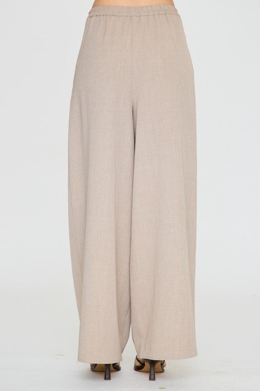 Aakaa Thin Adjustable Strap Top and Long Pants Set