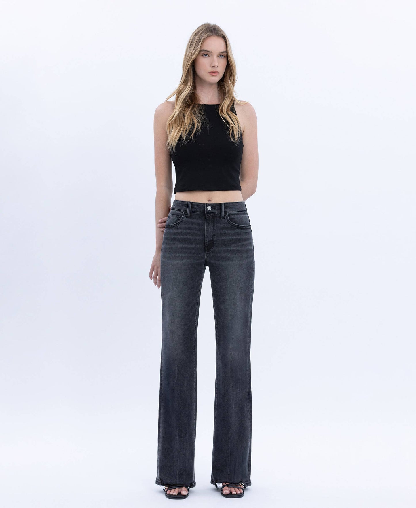 Vervet Hight-Rise Vintage Flare Jeans Bottom