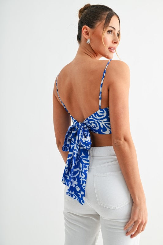 Evenuel Ornate Scarf Hem Cami Top
