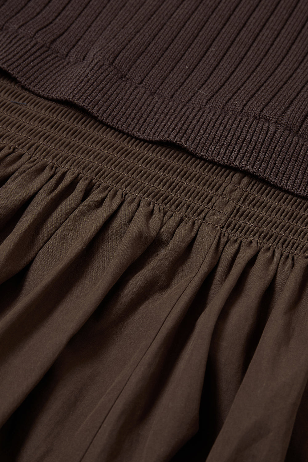 River Mock- Neck Drop-Waist Sweater Midi Dress