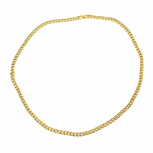 14K Yellow Gold Cuban Link Chain