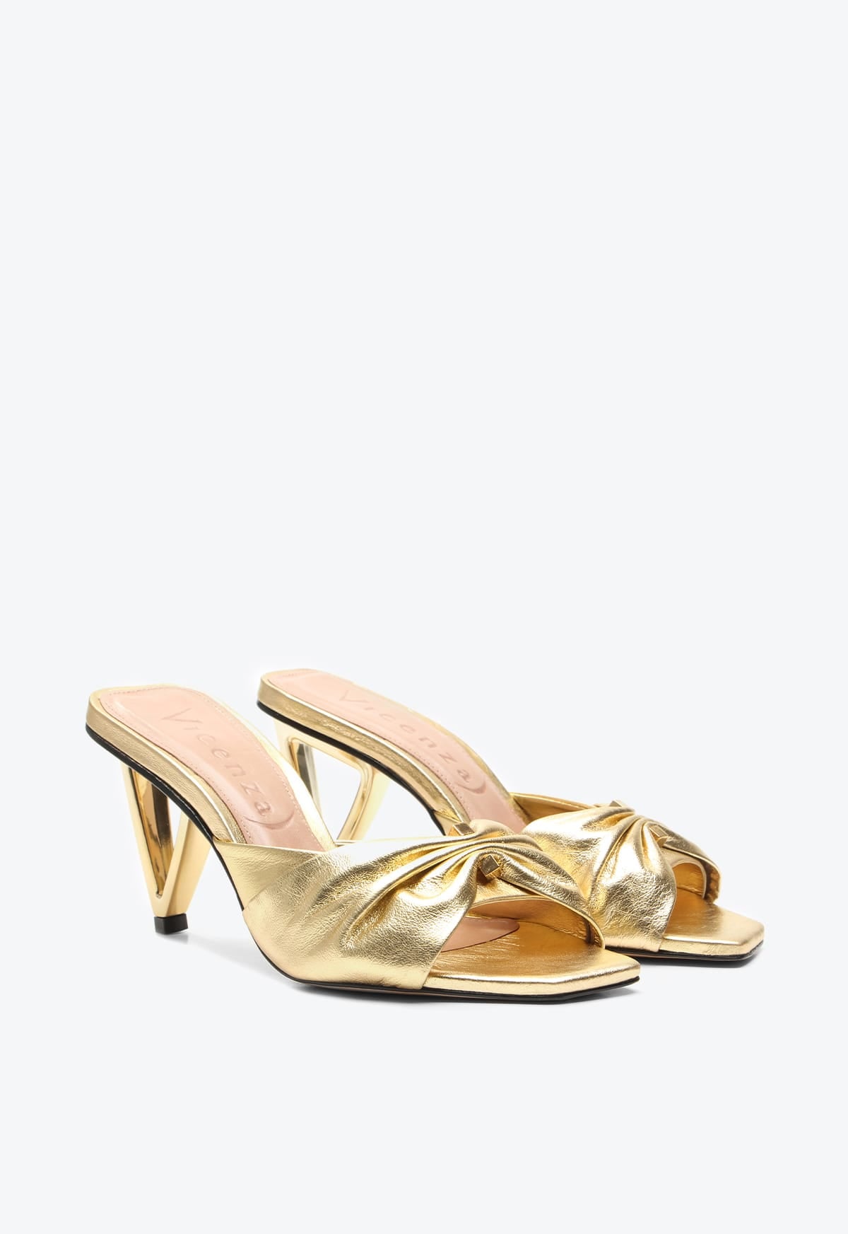 Giada Madri Metal Ouro Heels 2105002-1