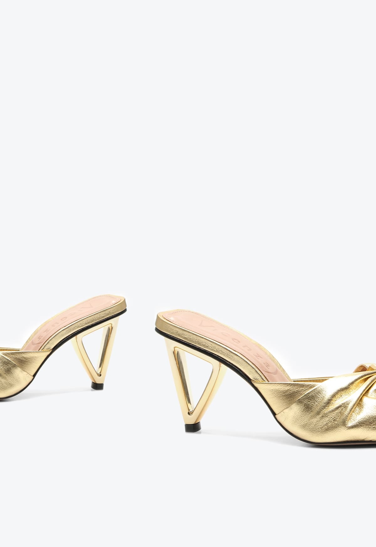 Giada Madri Metal Ouro Heels 2105002-1