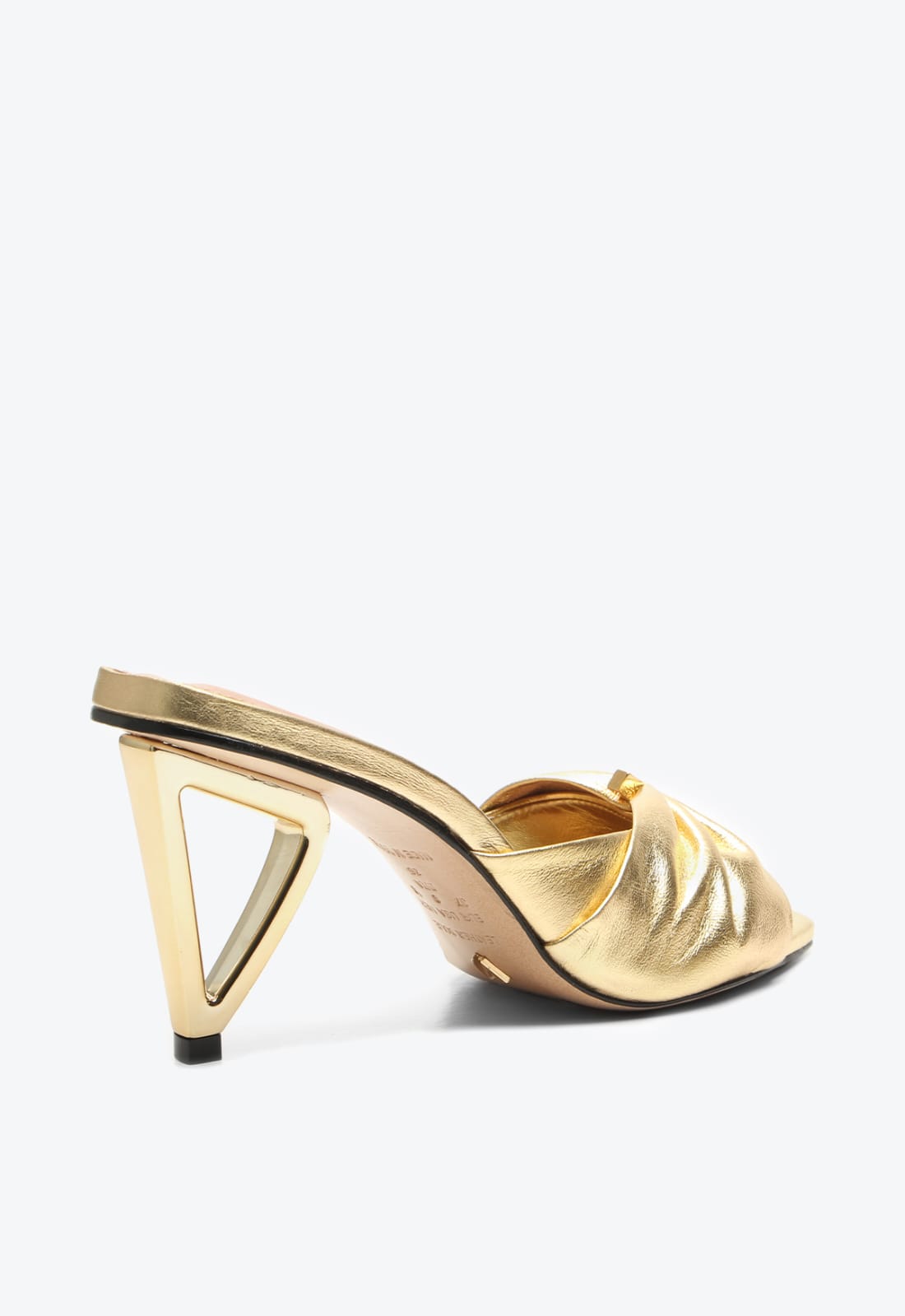 Giada Madri Metal Ouro Heels 2105002-1