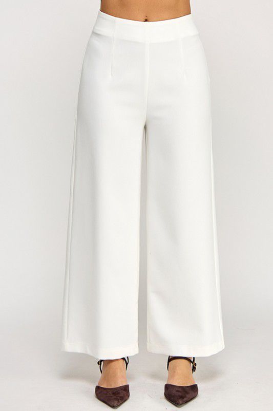 Milk & Honey High Waist Wide Leg Culottes Pants Bottom