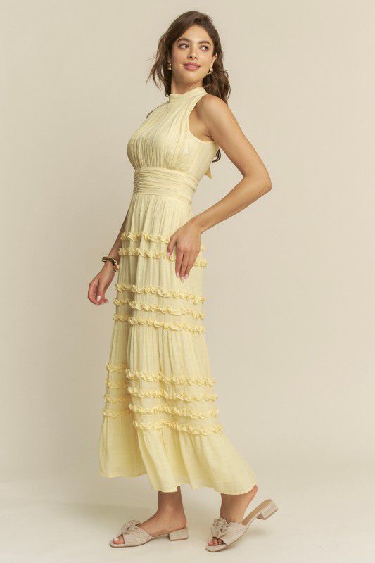 Hersy Celeste Ruffle Tiered Maxi Dress