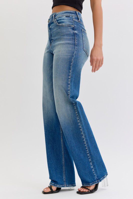 Cello Super High Rise  Dad Jeans  with Re-posioned C.F. Closure Bottom AM18584RS-M1