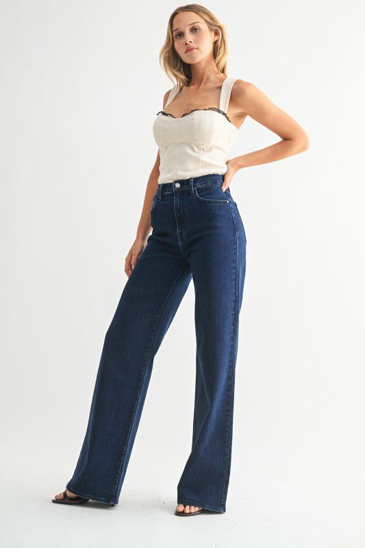 Just Black Denim Palazzo Bottom