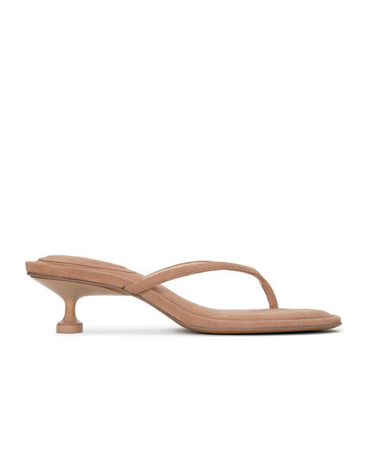 Guilhermina Kid Suede Buff Sandals