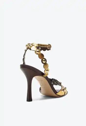 Khiani Couros Dorado Heels