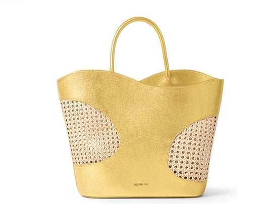 Oya Bolsa Encosta Metalizado Gold Bag