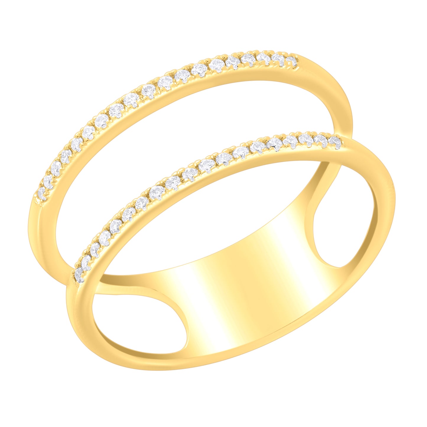 14K Yellow Gold Diamond Ring POS