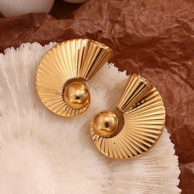 Miyana Afgy Earring Radiant Fan Earring