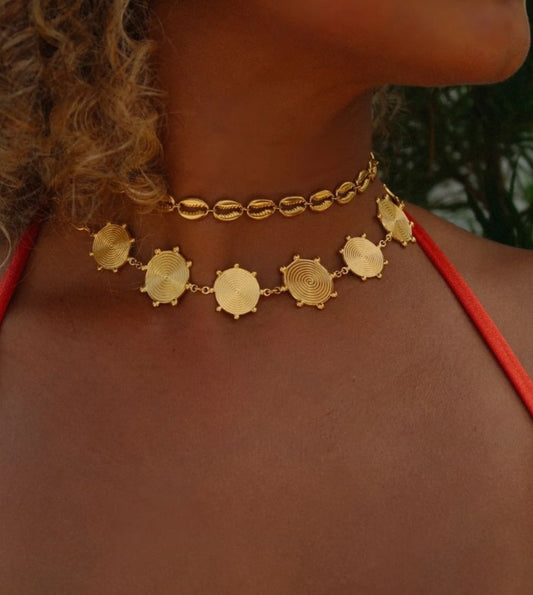 Necklace Afgy Spiral Choker