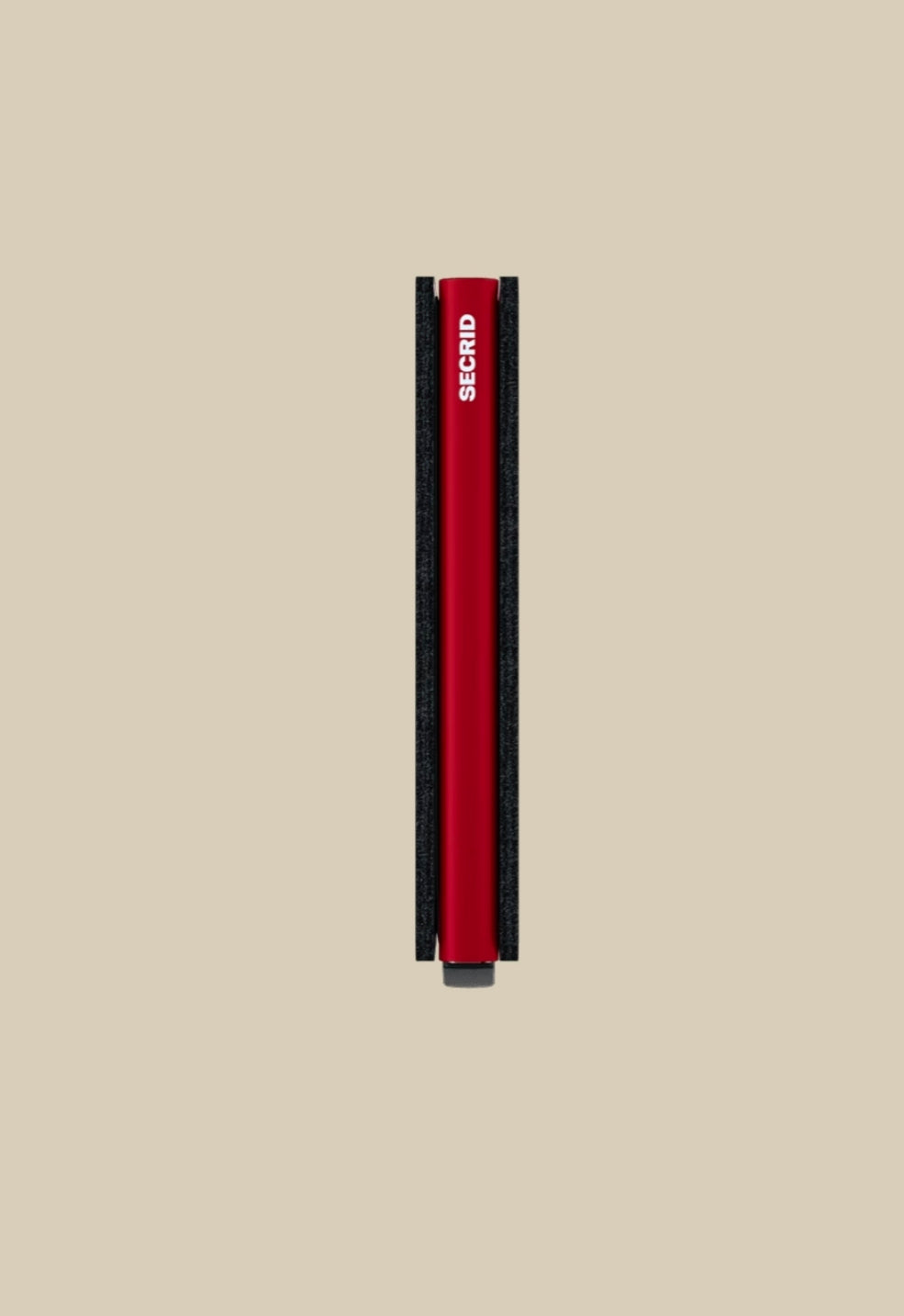 Secrid Slim Matte Black & Red Wallet