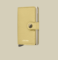 Secrid Mini Wallet Pebble Butter Yellow 0492