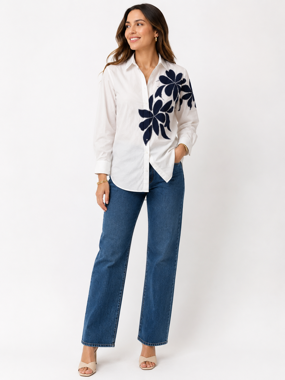 Dreamer Long Sleeve Flower Top